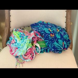 2 Lily Pulitzer scarves